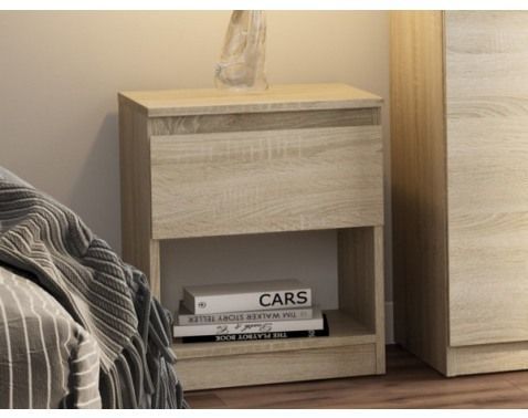 Skrinka/nočný stolík Carlos 401S, dub sonoma