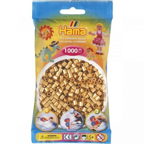 Hama H207-61 Midi Zlaté korálky 1000 ks