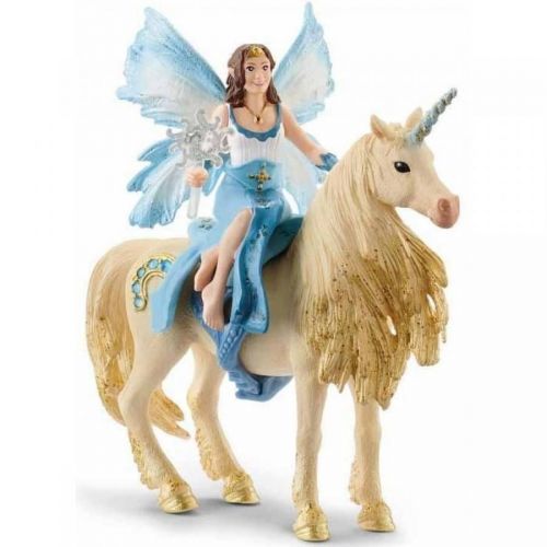 Schleich 42508 Víla Eyela na zlatom jednorožcovi