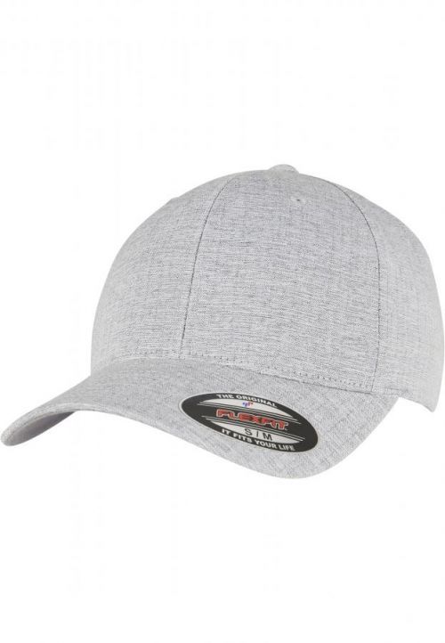 Urban Classics FLEXFIT HEATHERLIGHT CAP melange silver - L/XL