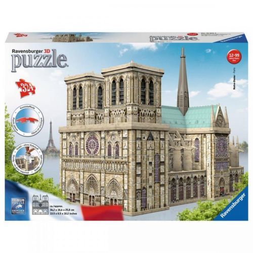 Ravensburger 25234 3D Puzzle Notre Dame 324 dílků