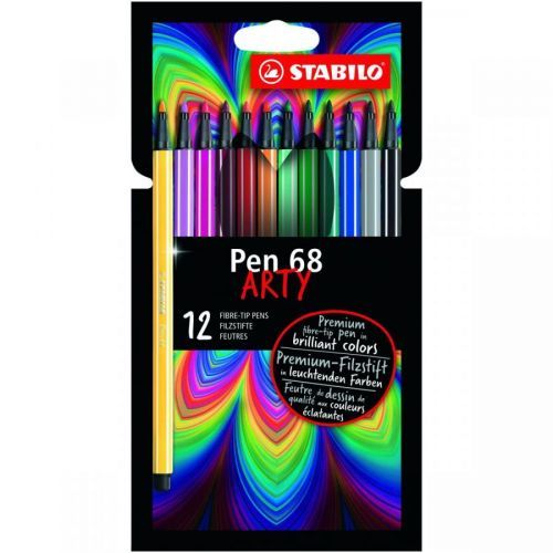 Stabilo Pen 68 12 ks kolekcia Arty