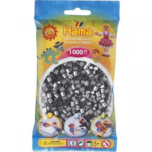 Hama H207-62 Midi Stříbrné korálky 1000 ks