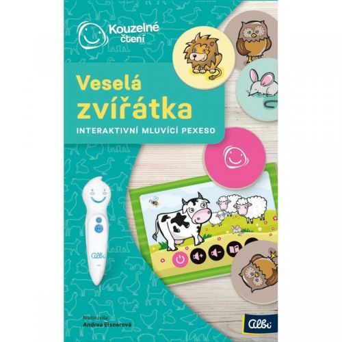 Albi Kúzelné čítanie Hra Pexeso Veselé zvieratká