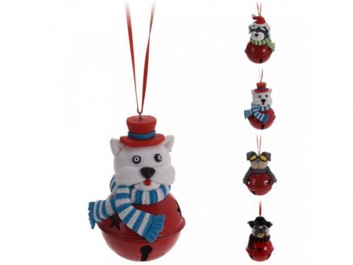 Figurka vianoč.8 cm záves.mix
