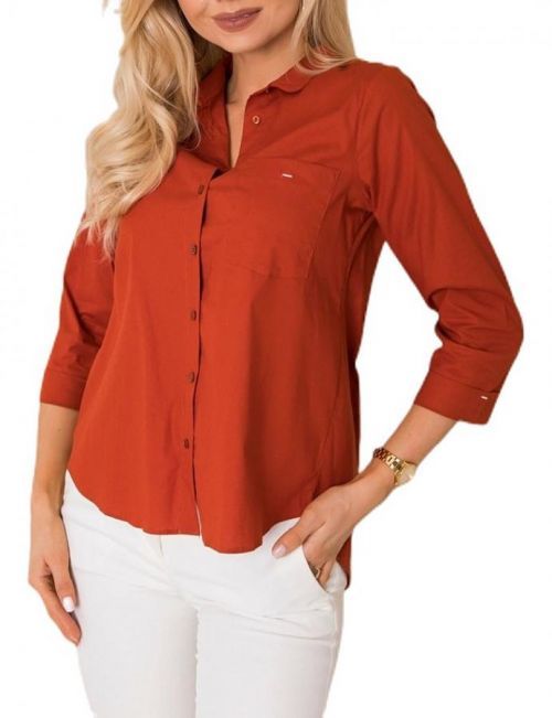 Dámska hnedá košeĺa