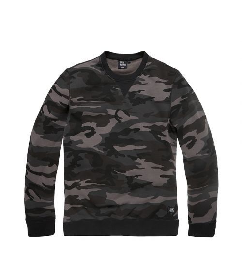 Mikina Vintage Industries Greeley Crewneck - darkcamo, XXL