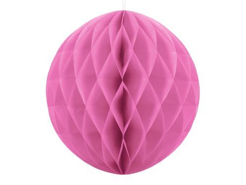 PartyDeco Papierová guľa baby ružová 40 cm