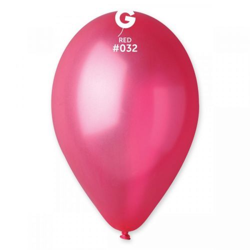 Gemar Balónik metalický červený 26 cm