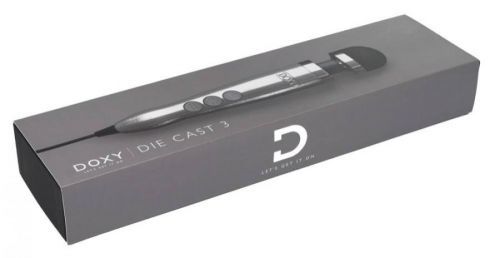 Doxy Die Cast 3 Wand - Mesh Massage Dildo (Silver)