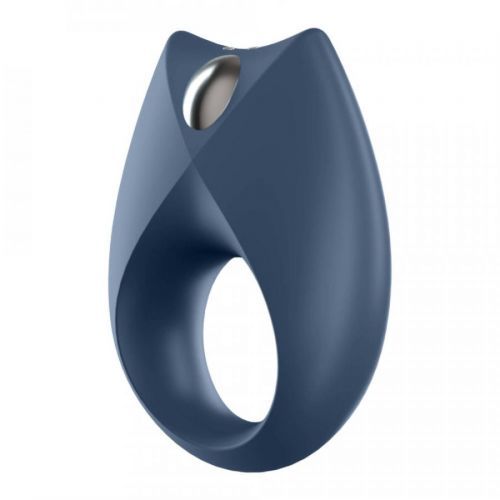 Satisfyer Royal One - nabíjací, vodotesný smart krúžok na penis (modrý)