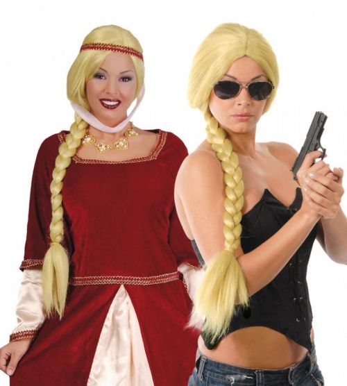 Guirca Parochňa s vrkočmi - blond