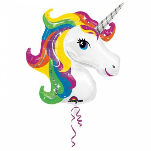 Amscan Fóliový balón unicorn 83 x 73 cm