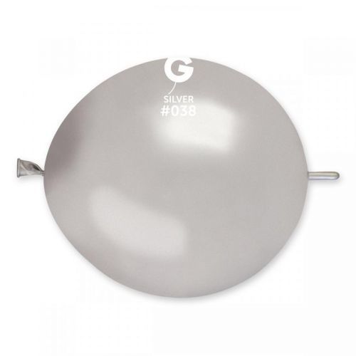 Gemar Spojovací balónik strieborný 30 cm