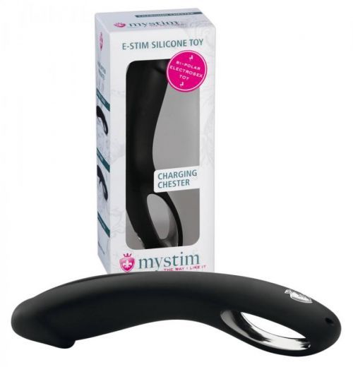 mystim Charging Chester - silicon electro-dildo