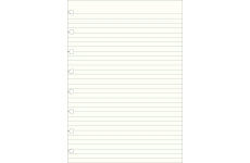 Filofax náhradné listy do zápisníkov A5 - linkované