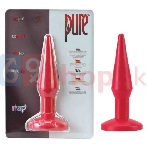 Červené, malé anální, dildo.