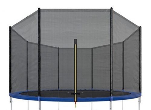 SPRINGOS Vonkajšia ochranná sieť na trampolínu - 360/366/369 cm - čierna