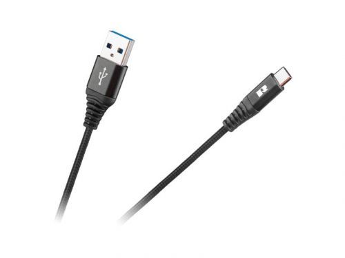 Kábel REBEL USB/USB-C čierny 2m