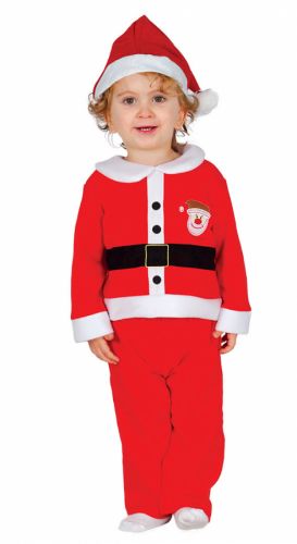Guirca Detský kostým Santa Claus Veľkosť najmenší: 6 - 12 mesiacov