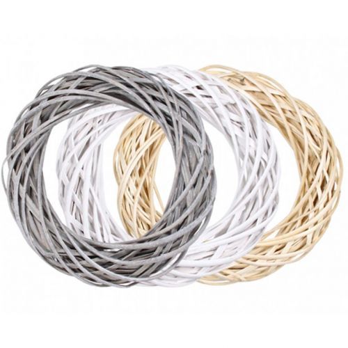 Kruh ze štípaného proutí mix d30cm 6cm