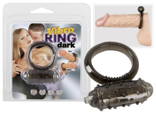 You2Toys Vibro Ring Dark - vibračný krúžok na penis