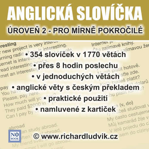 Anglická slovíčka - úroveň 2 pro mírně pokročilé - Richard Ludvík (mp3 audiokniha)