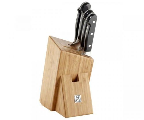 Zwilling Pro bambusový blok s nožmi - 5 ks