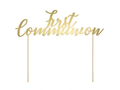 PartyDeco Ozdoba na tortu - First Communion