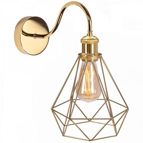 Nástěnná lampa KINKIET Olava zlatá