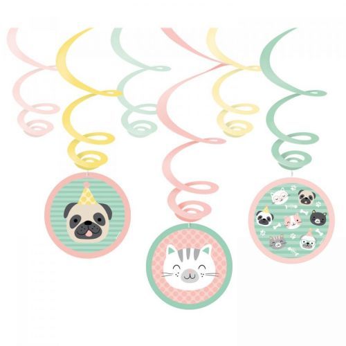 Amscan Visiaca dekorácia Hello Pets