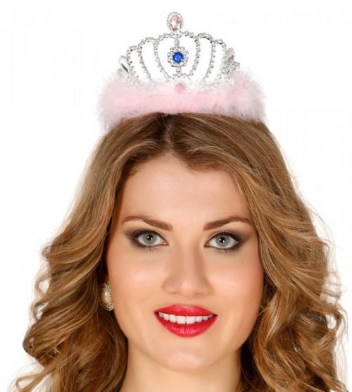 Guirca Korunka Tiara s pierkami - strieborná