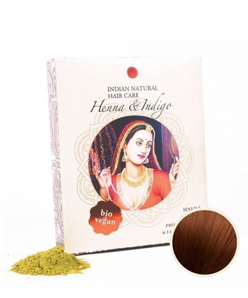 Henna & Indigo - hnedá farba na vlasy Indian Natural 200 g