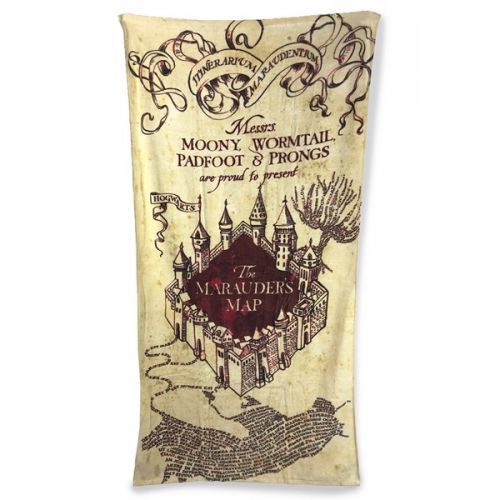 Groovy Osuška Harry Potter - Záškodnícka Mapa