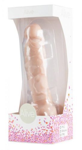 Alive Cesar – rotačný realistický vibrátor s prísavkou (telová farba)