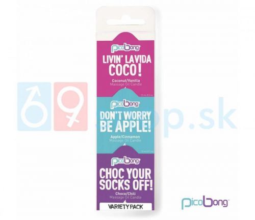 K dispozici ve třech lákavých vůních vyhovujících Vašim náladám