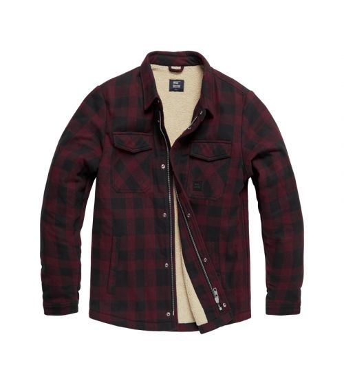 Bunda Vintage Industries Craft Heavyweight Sherpa - burgundy, XXL