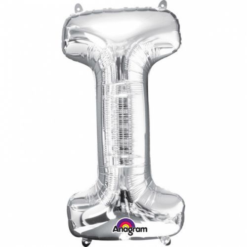 Amscan Fóliový balónik písmeno I 86 cm strieborný