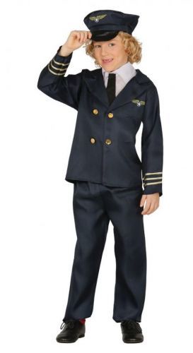 Guirca Detský kostým Pilot Veľkosť - deti: M