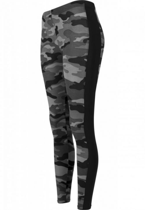 Legíny dámske Urban Classics Camo Stripe - darkcamo, XL