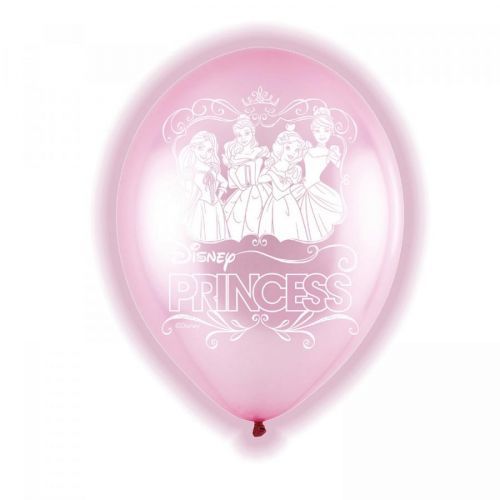 Amscan Latexové balóny LED Disney Princezné 5 ks