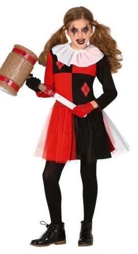 Guirca Detský kostým - Harley Quinn Veľkosť - deti: M