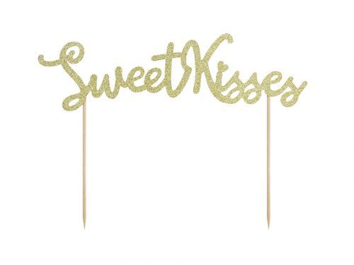 PartyDeco Ozdoby na tortu - Sweet kisses