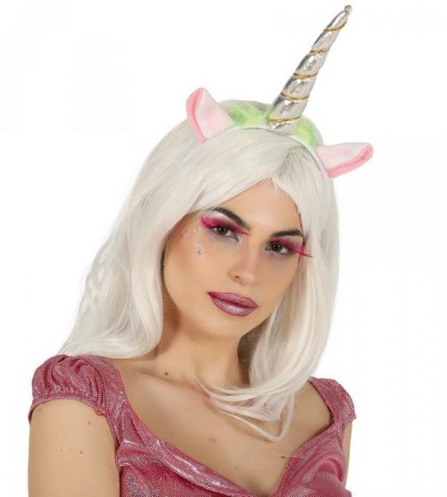 Guirca Čelenka Jednorožec - strieborný