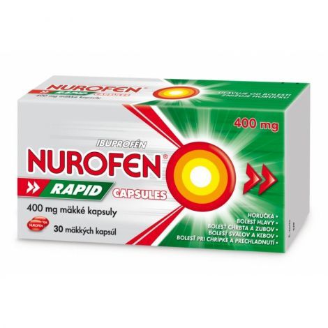 Nurofen Rapid 400 mg kapsuly 30 cps