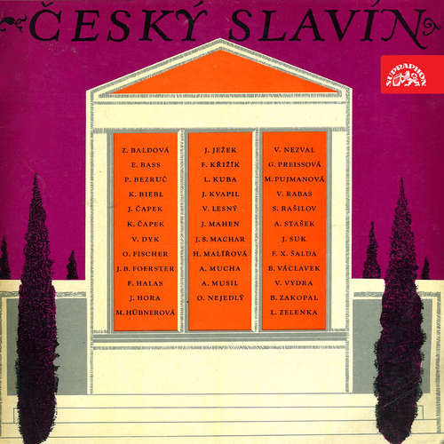 Český Slavín - František Křižík, Josef Hora, Vítězslav Nezval, František Halas, Konstantin Biebl, Josef Svatopluk Machar, František Xaver Šalda, Petr Bezruč, Viktor Dyk, Eduard Bass, Jiří Mahen, Antal Stašek, Helena Malířová, Marie Pujm