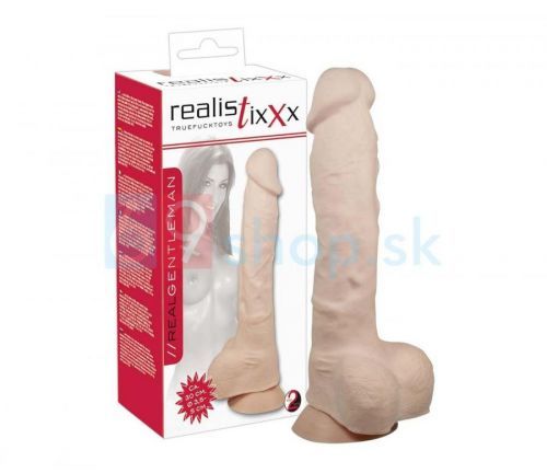 Realistický umelý penis, príjemne stimuluje, žilovaný povrch