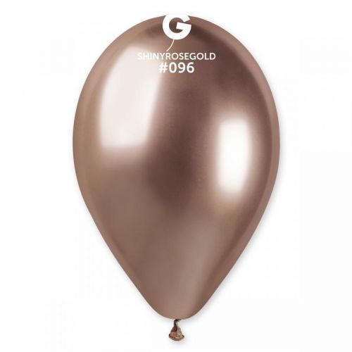Gemar Balónik chrómový ružovo-zlatý 33 cm