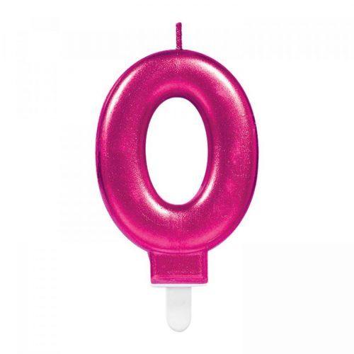 Amscan Narodeninová sviečka 0 magenta