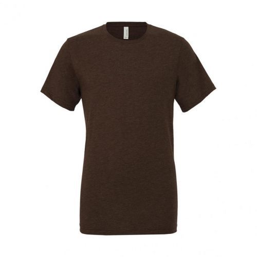 Tričko Bella Triblend Crew Men - hnedé, L